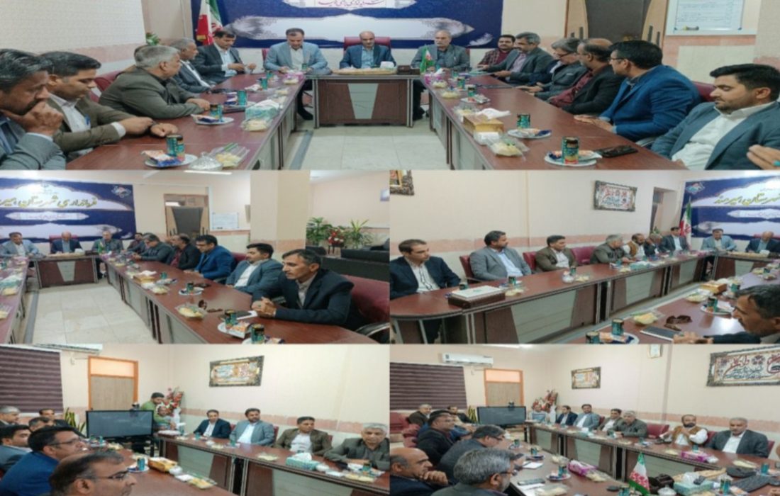 نشست هماندیشی فرماندار هیرمند با شورای راهبردی دولت وفاق برای بررسی چالشهای سیستان