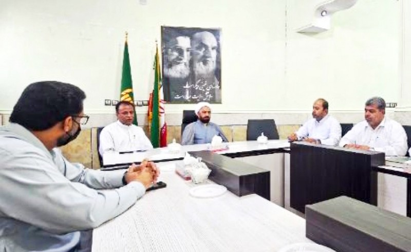 دیدار مدیر و کارکنان جهاد کشاورزی با امام جمعه سراوان