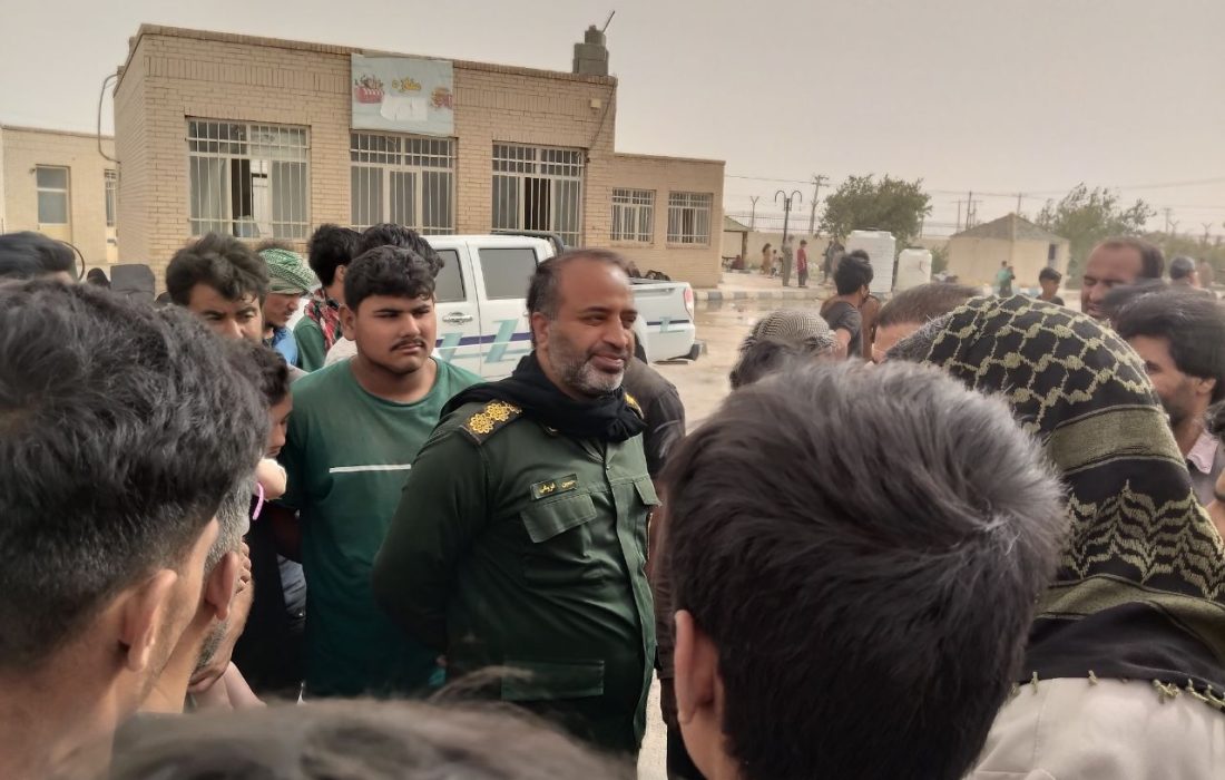 بازدید فرمانده سپاه هیرمند از اردوگاه میلک