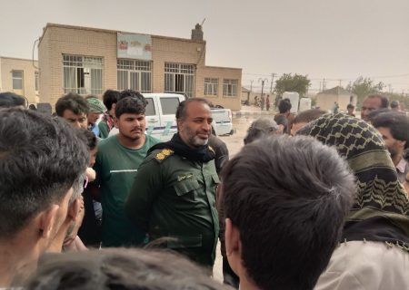 بازدید فرمانده سپاه هیرمند از اردوگاه میلک