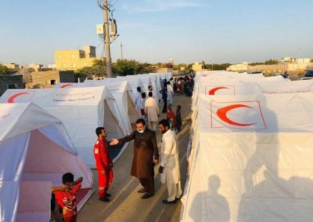 امدادرسانی‌ هلال احمر به آسیب‌دیدگان سیلاب