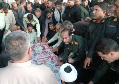 آئین تشییع شهید مدافع امنیت در زابل