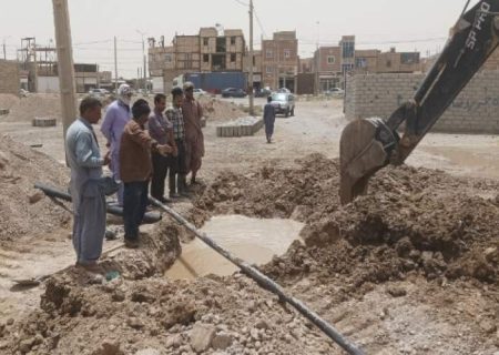 رفع تنش آبی نواحی شرقی و شمالی زهک