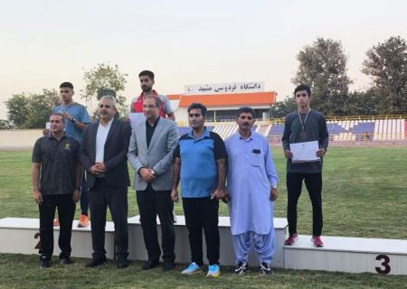درخشش ورزشکار هیرمندی در دوومیدانی نوجوانان کشور