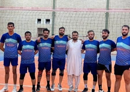 کسب مقام دوم والیبال ۵ نفره هیرمند