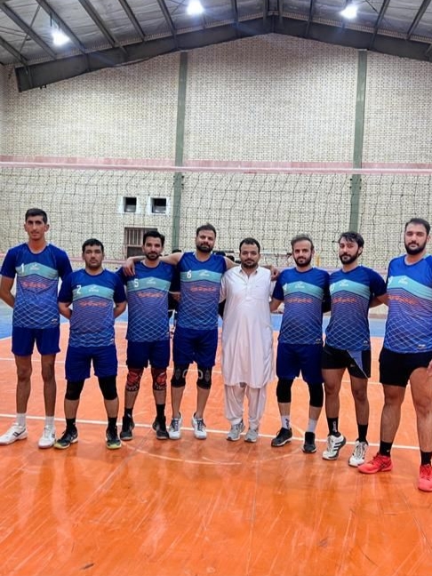 کسب مقام دوم والیبال ۵ نفره هیرمند