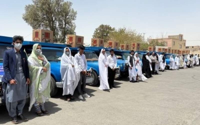 توزیع ۱۵ سری جهیزیه به مددجویان زهک