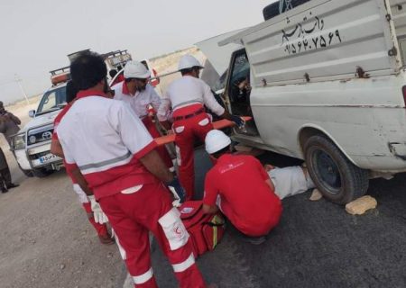 مانور امدادی تصادفات جاده‌ای در سیب و سوران