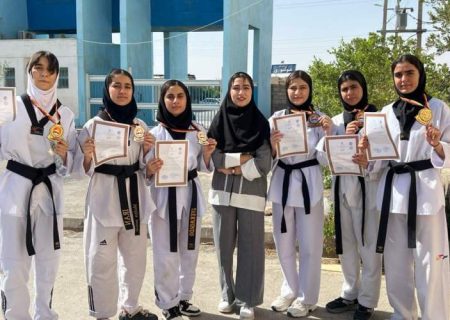 درخشش دختران تکواندوکار سراوانی در مسابقات استانی