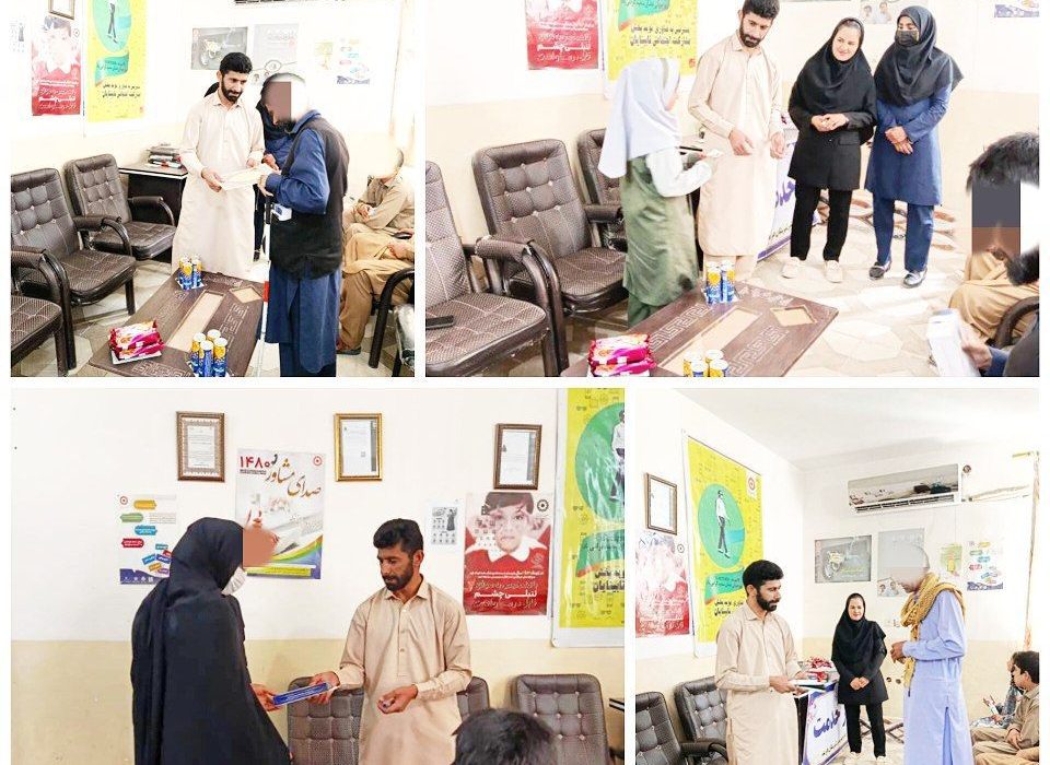 برپایی میز خدمت بهزیستی در روز عصای سفید