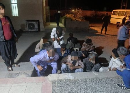 جمع‌آوری معتادین متجاهر در سطح شهرستان هیرمند