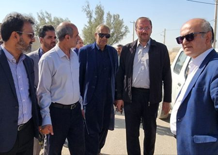 بازدید میدانی معاون سازمان منابع طبیعی از روستای ملاعلی هیرمند