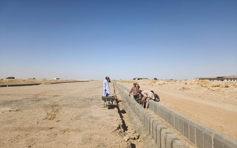 عملیات آماده‌سازی سایت نهضت ملی مسکن سیستان