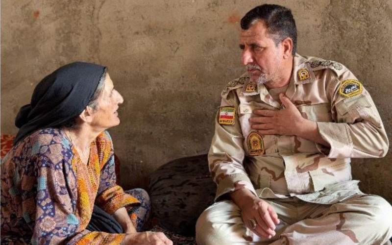 دلجویی از خانواده بانوی حادثه‌دیده در مرز میلک