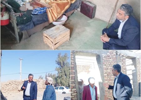 بازدید رئیس اداره بهزیستی هیرمند از وضعیت معلولین