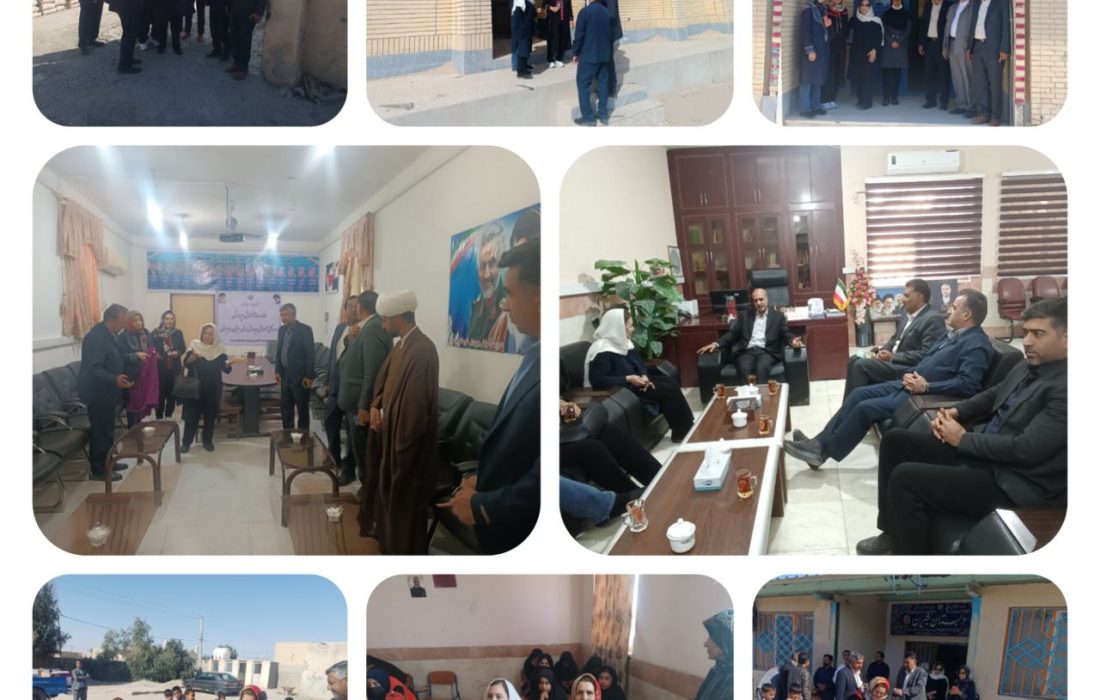 دیدار خیرین موسسه مهر کوثر با مدیر آموزش و پرورش هیرمند