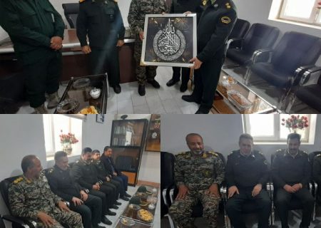 دیدار فرمانده انتظامی هیرمند با فرمانده سپاه شهرستان