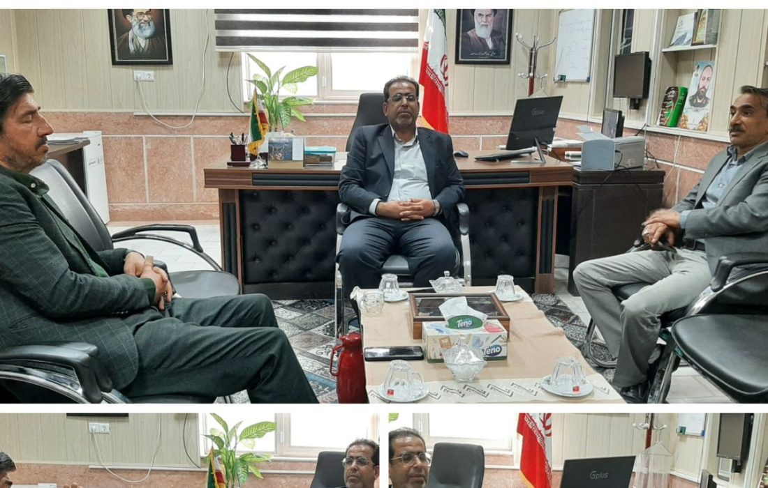 دیدار رؤسای ورزش و بنیاد شهید با بخشدار مرکزی