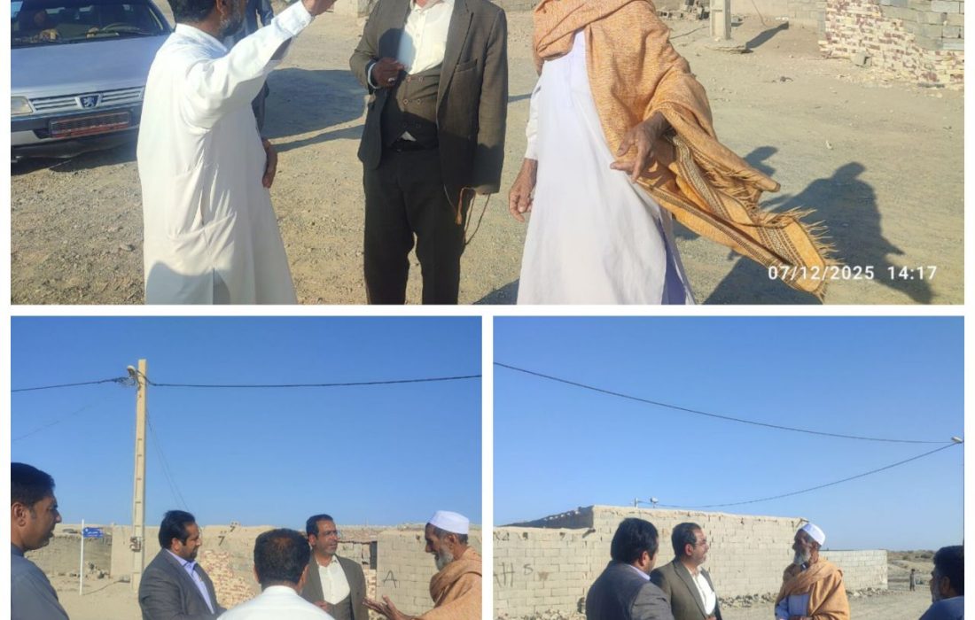 بازدید بخشدار هیرمند از وضعیت عمرانی روستای ملکی