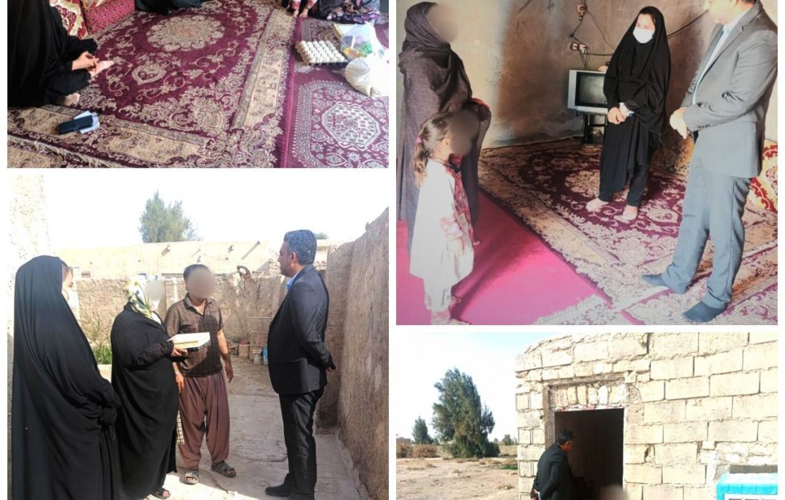 بازدید حمایتی از زندگی مددجویان و معلولین