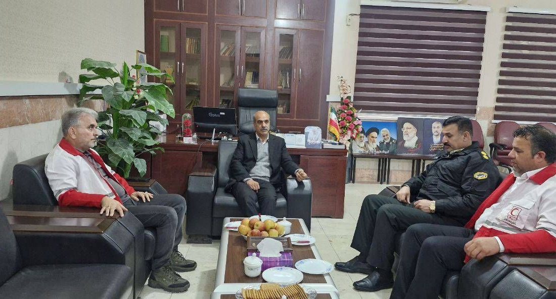 دیدار برای برگزاری مانور بحران هیرمند