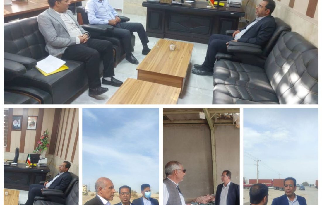 بازدید بخشدار از بازارچه مرزی میلک و دیدار با رئیس بازارچه