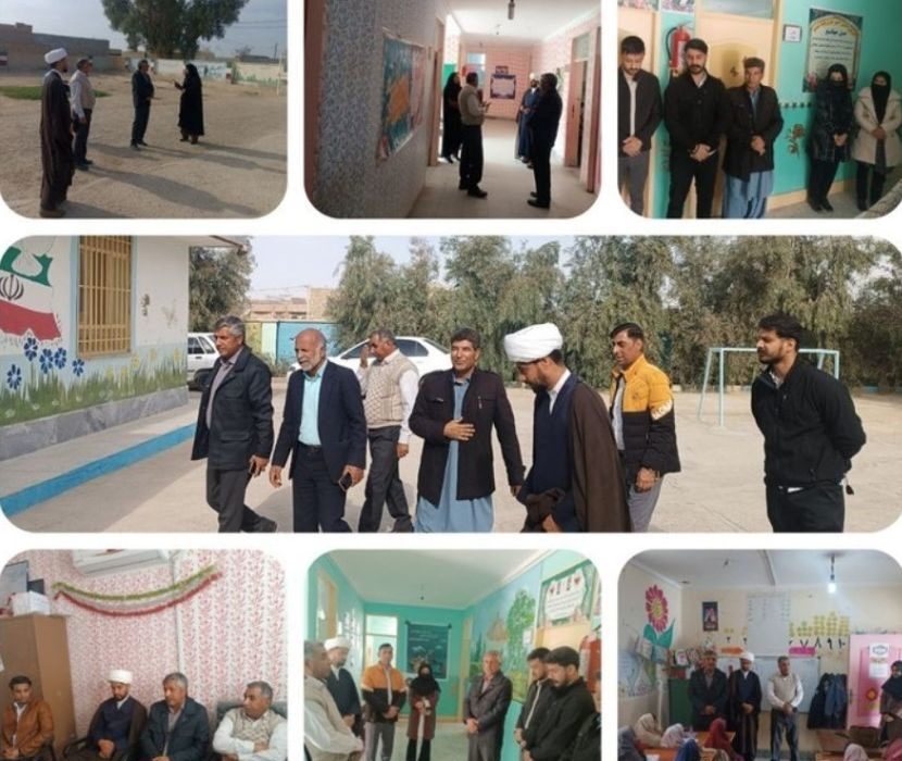 بازدید مدیر آموزشوپرورش هیرمند از مدارس وکیلی