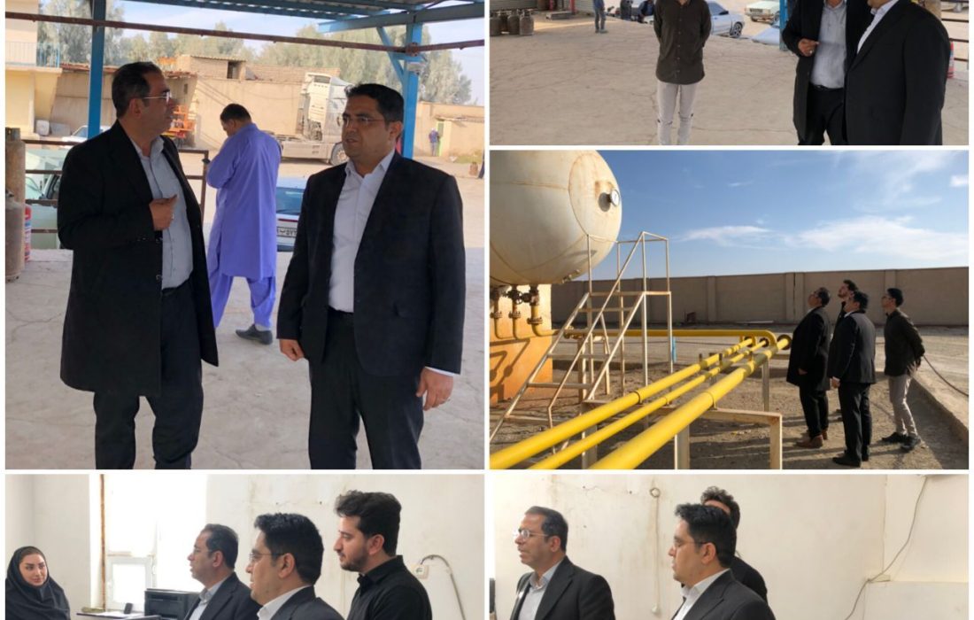 تأکید بر تأمین پایدار گاز مایع در بازدید بخشدار و رئیس صمت