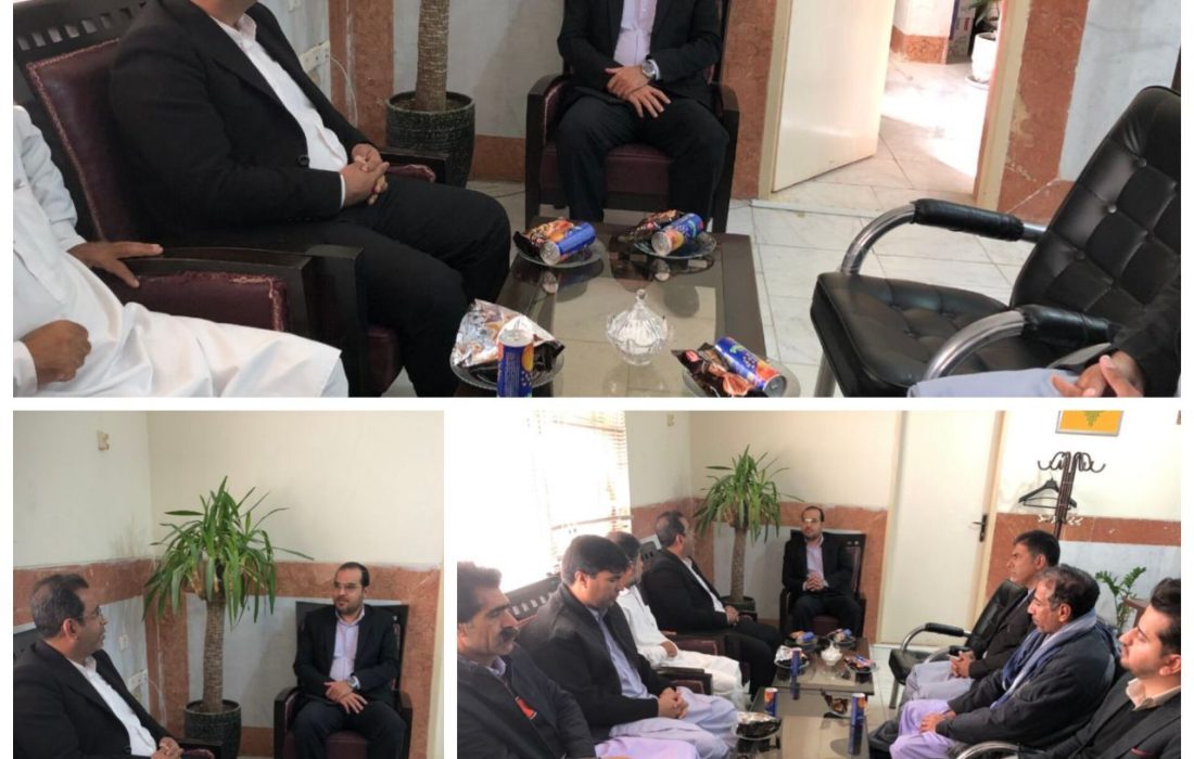 دیدار بخشدار، دهیاران و رئیس دادگستری با محوریت انتخابات