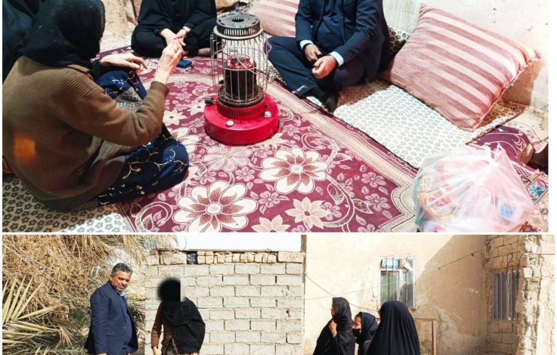 بازدید رئیس اداره بهزیستی شهرستان هیرمند از وضعیت معلولین