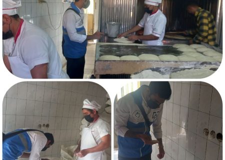 بازدید کارشناسان واحد شبکه بهداشت از نانوایی‌های سطح هیرمند