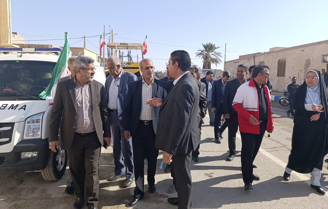 : افتتاح پروژه بهسازی معابر شهر دوست‌محمد