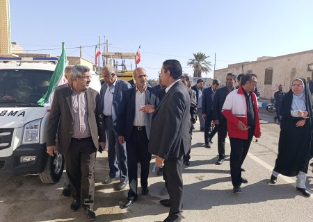 : افتتاح پروژه بهسازی معابر شهر دوست‌محمد