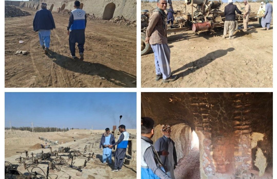 پایش بهداشت حرفه‌ای در واحد تولید آجر هیرمند