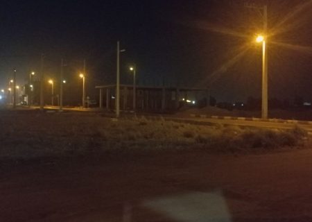 روشنایی خیابان شهید محمدرضا سنجرانی برقرار شد