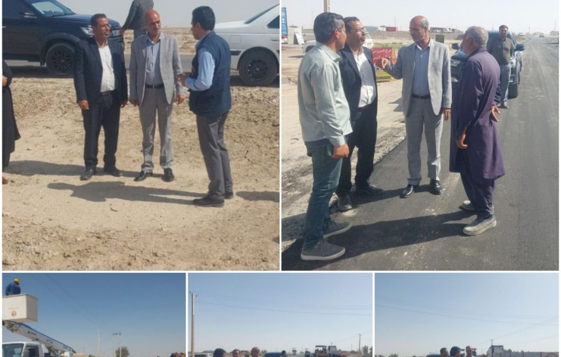 نظارت میدانی از طرح های عمرانی در هیرمند