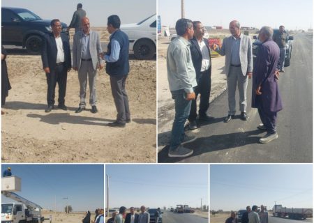 نظارت میدانی از طرح های عمرانی در هیرمند