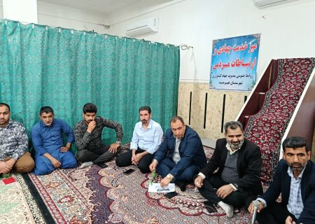 میز خدمت جهاد کشاورزی در روستای ملاسلطان