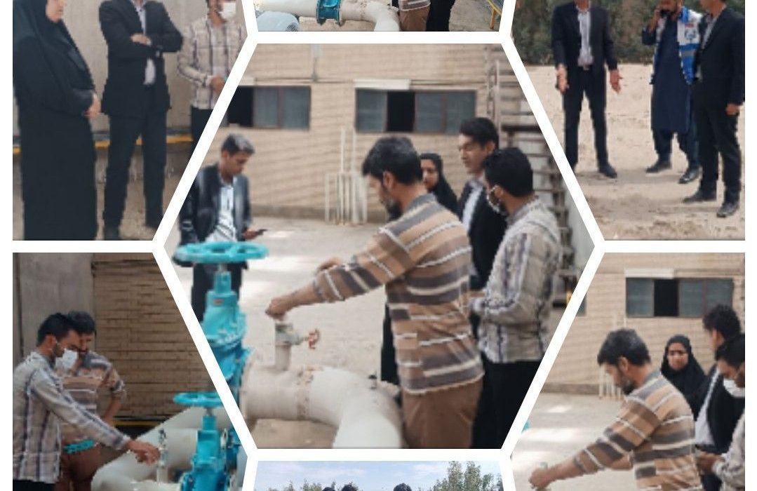 بازدید میدانی از تأسیسات آب آشامیدنی در هیرمند