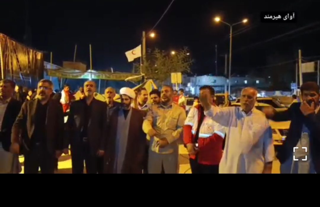 مردم مرزدار هیرمند در مراسم «نوروز شهدایی» فریاد «مرگ بر آمریکا» سردادند