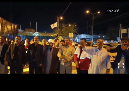 مردم مرزدار هیرمند در مراسم «نوروز شهدایی» فریاد «مرگ بر آمریکا» سردادند