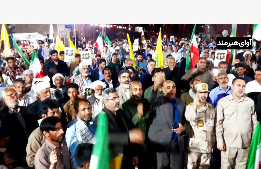 حماسه حضور مردم مرزدار هیرمند و بخش قرقری