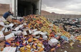 کشف و جمع‌آوری ۶۷۴ کیلوگرم مواد غذایی فاسد در هیرمند