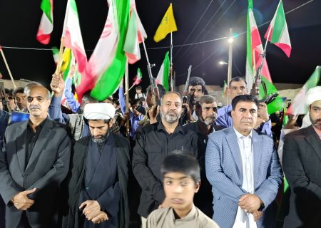 تجلی حضور میدانی مردم مرز دار هیرمند