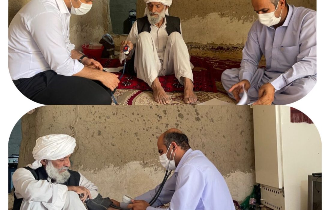 بازدید و پیگیری میدانی بیماران مسلول توسط مدافعان سلامت شهرستان هیرمند