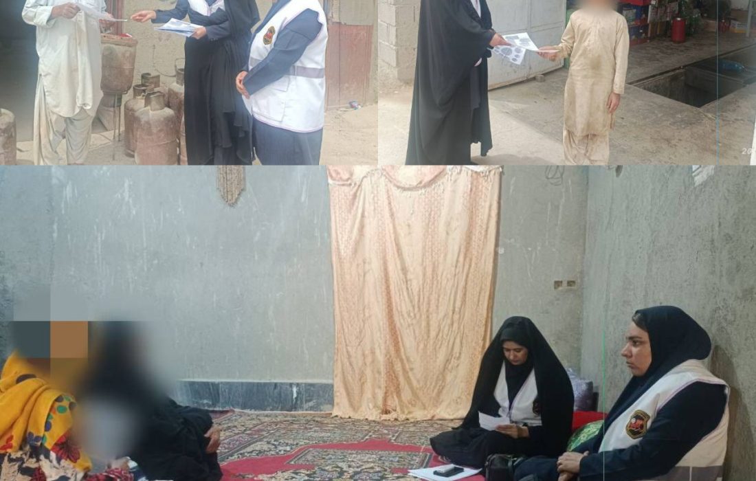 استقرار و مداخله همزمان تیم سیار اورژانس اجتماعی در سطح شهرستان هیرمند