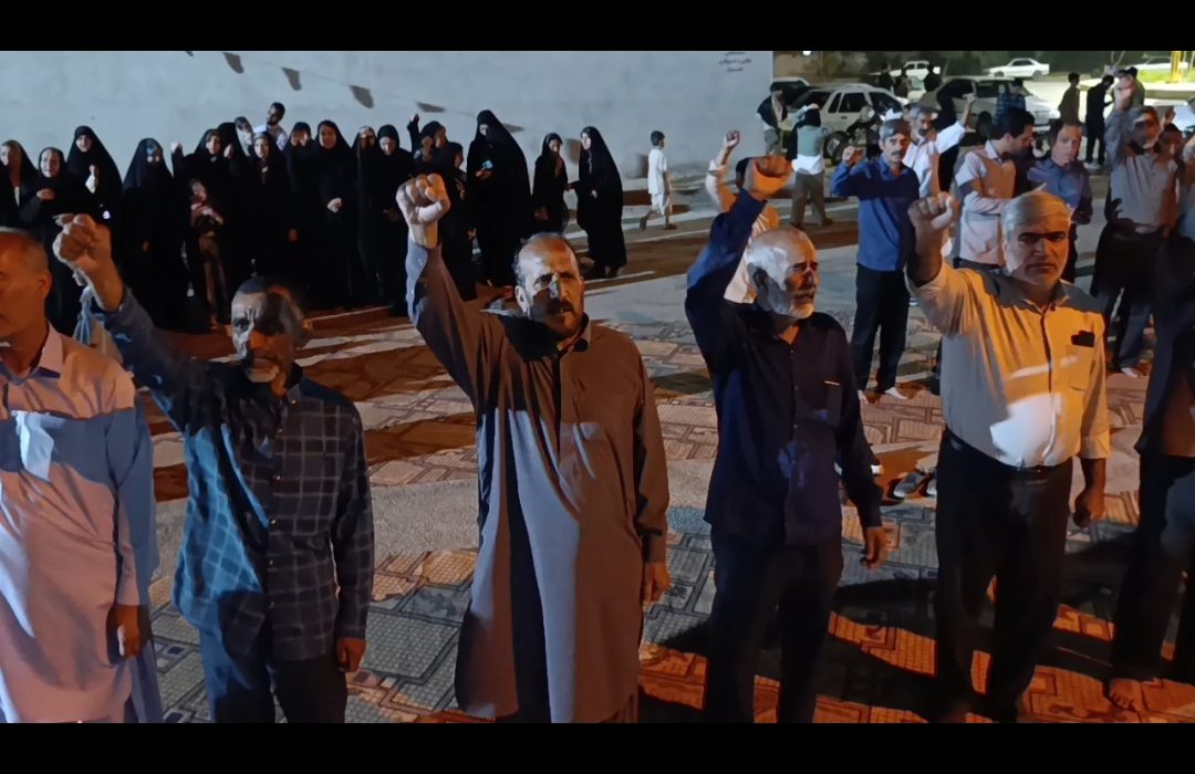 نوای الله اکبر در چهل‌وچهارمین شب میدان داری مردم مرزدار هیرمند