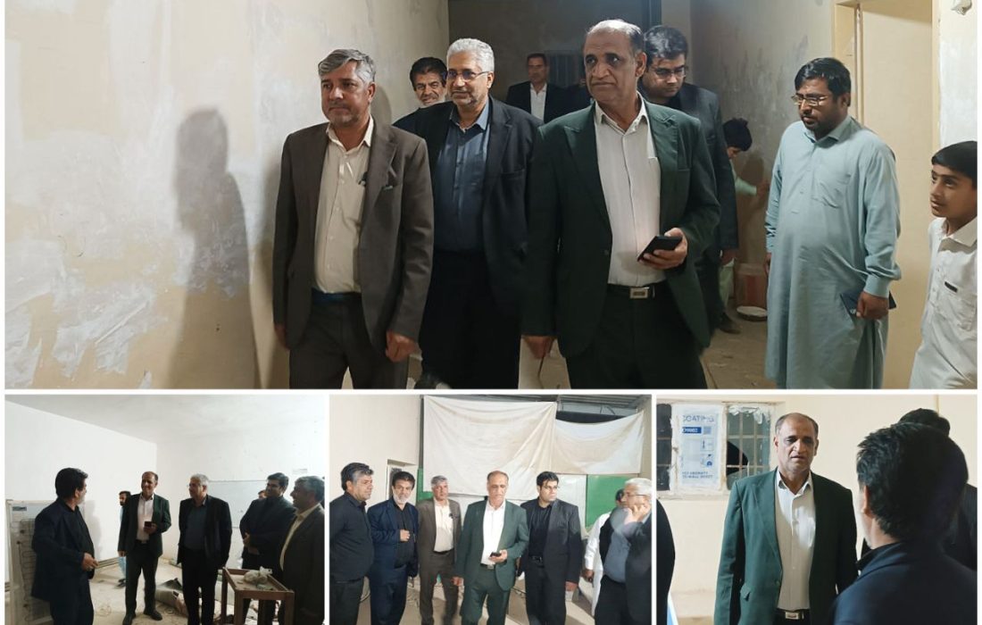 با هدف بررسی میدانی روند پیشرفت عملیات تعمیرات و رفع نواقص