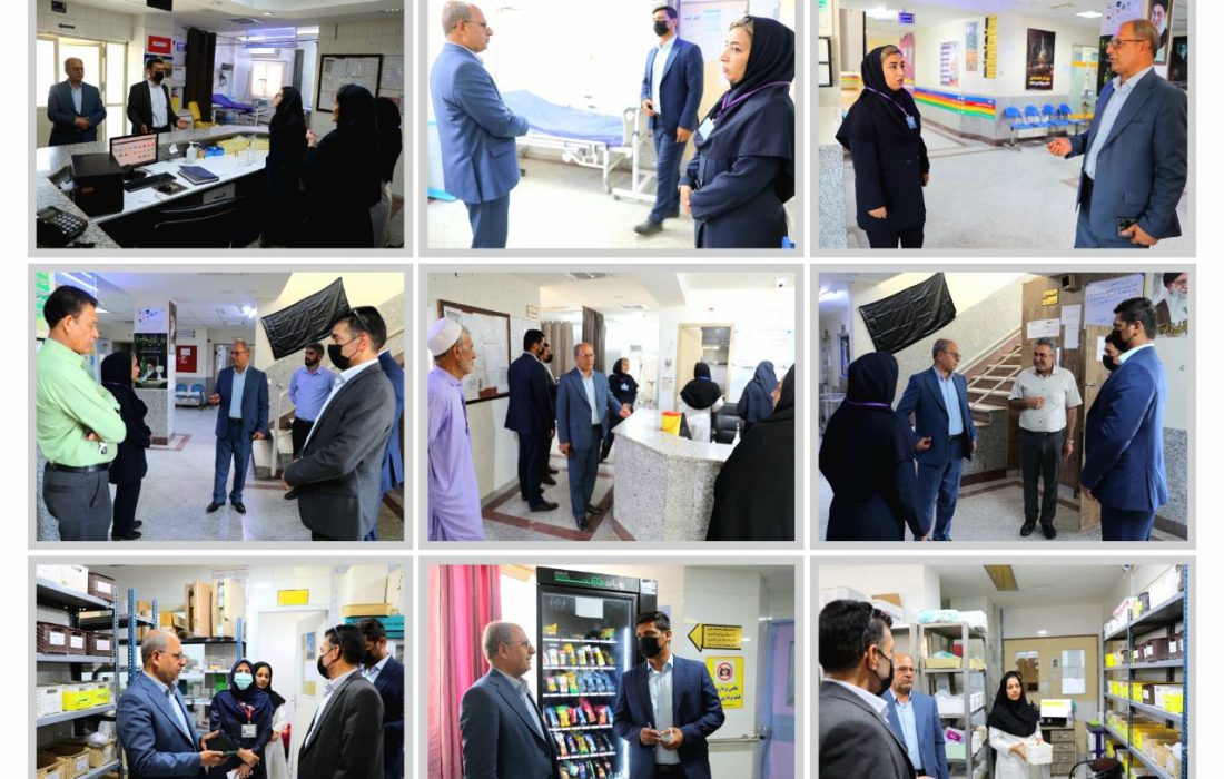 بازدید سرپرست معاونت توسعه دانشگاه زابل از بیمارستان هیرمند