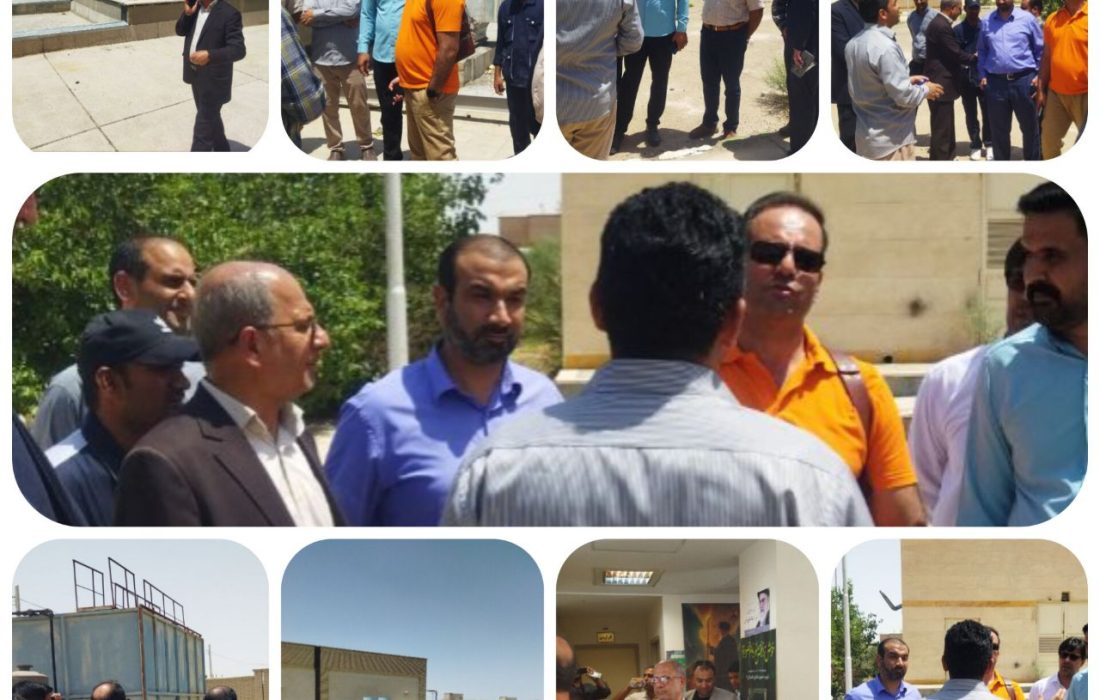 بازدید ناگهانی از تأخیر در پروژه سرمایش بیمارستان هیرمند